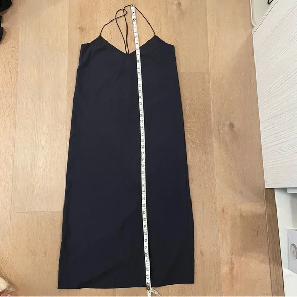 OAK + FORT Elegant Black Spaghetti Strap Dress - Picture 9 of 9
